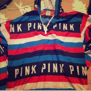 Pink wind breaker